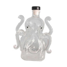 Carafe à whisky poulpe 320ml, verre transparent vide pour Bar, Restaurant, maison