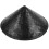 Ninja Hat Bamboo Cosplay Hat for Party Stage Performance Decorative Black Handwoven 1