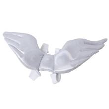 Pet Costume 3Pcs Halloween Cat Outfit White Cloth Clothing for Small Medium Pets