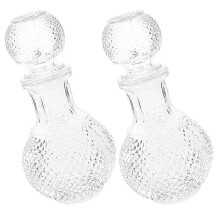 Ensemble de carafe à whisky 2 pièces carafe en verre pour le stockage Transparent 250ml