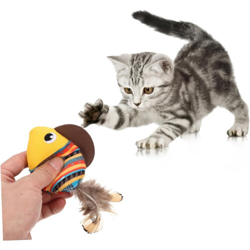 2-Set Cat Interactive Teething Balls – Kitten Chew Toys 2