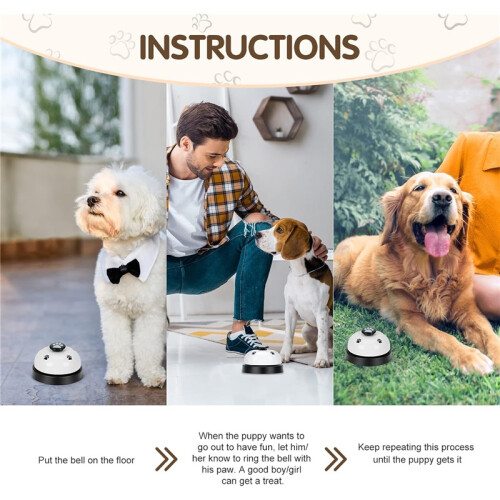 Pet Training Bells – 2-Pack Dog Bell Set 1
