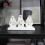 Halloween Ghost Candlestick Metal Candleholder for Shadow Projection, Gothic Iron Ornament 5
