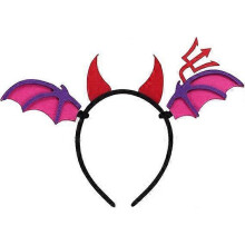 Halloween Headband Ghost Spider BOO Devil Horns - Comfortable PET Felt Glow-in-the-Dark for Women