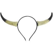 Diadema de cuernos para fiesta de cosplay accesorio de decoración de tocado con cuernos de PU