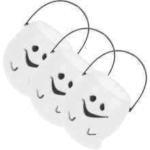 Seau à citrouille en plastique pour Halloween, avec poignées, porte-bonbons Portable