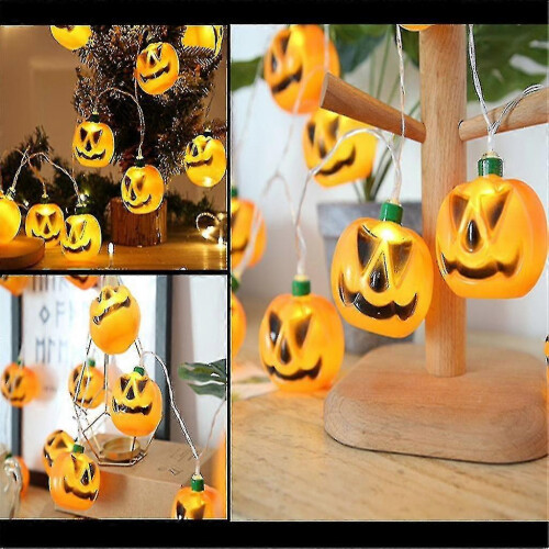 Pumpkin Lights LED String Lights 20 Pack 9.84ft USB Powered Waterproof Halloween Decoration 2