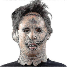 Máscara de Látex Natural com Design de Terror para Halloween, Carnaval e Festa à Fantasia