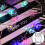 Halloween LED Spider Light String Roxo Luzes decorativas internas 28x13x9cm 3