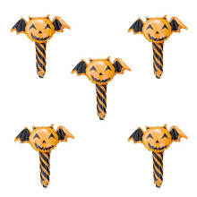 Halloween Balloon Sticks 15 Pack Aluminum Foil 56cm for Party Decoration
