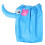 Elephant Nose Pyjama Shortsit Juhlapeli Prop Ring Toss Butt Shaking Sky Blue 1