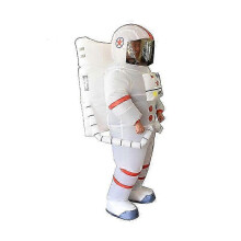 Nafukovací kostým pre dospelých astronautov žiariaci v tmavých prúžkoch Halloween Party One Size Futuristic