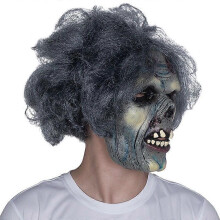 Máscara de látex zumbi de Halloween assustador rosto de palhaço realista respirável adereço de festa