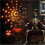 Halloween LED Spider Web Lights Telecomando nero Luci bianche calde per interni ed esterni 4