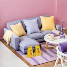 Miniature Warning Signs 7Pcs Yellow Dollhouse Floor Safety for Children