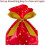 Sacos de doces de Natal 50 unidades de cordão de plástico vermelho branco árvore floco de neve 9,8 x 5,9 x 2,4 polegadas 3
