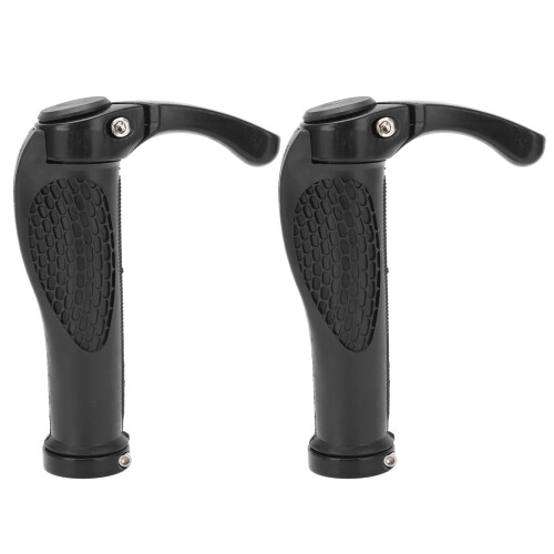 Fahrrad Griff End Lock Anti-Rutsch Schwarz 2