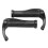 Fahrrad Griff End Lock Anti-Rutsch Schwarz 11