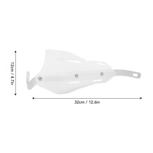Motorrad Handschutz Weiß 22mm 28mm Lenker