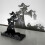 Witch Candlestick Retro Gothic Black Iron Candle Holder for Horror Halloween Decor 2