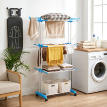 Foldable Tower Clothes Rack