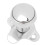 Lenkrad Spinner Aluminium chrom 12