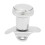 Lenkrad Spinner Aluminium chrom 11