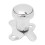 Lenkrad Spinner Aluminium chrom 19