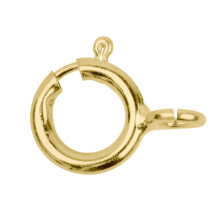 (6mm) 9ct Yellow Gold Open Heavy Weight Bolt Ring