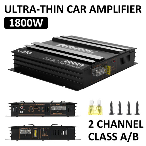 2 Wege Leistungsverstärker 12V Auto Klasse A/B 1