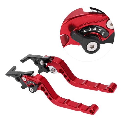 Motorrad Bremsgriff Set CNC Kupplung Rot