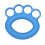 Fingerstrecker Übungsring Silikon Blau 9