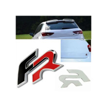 3D Metal Emblem for Rear Trunk, Decorative Car Sticker, Compatible with Seat Ibiza Altea Leon
