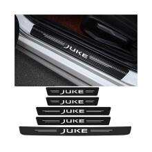 (5 pièces) Autocollants de seuil de porte intérieurs de voiture – Adhésif imperméable pour Nissan Juke avec logo Serena