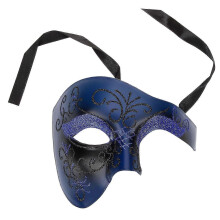 Máscara meia face para Halloween, carnaval, máscara, cosplay, decoração de festa