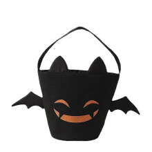 Sac fourre-tout en toile d'Halloween, seau à bonbons avec poignées pour le rangement des bonbons ou des friandises