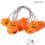 Halloween LED String Lights Pumpkin Ghost Decorative Lights for Party Decor Plastic 1
