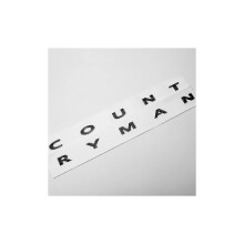 3D-Gepäckanhänger aus schwarzem ABS mit Clubman/Countryman-Logo für Mini Cooper S/Countryman R60/F60 (Zekai Countryman Black)