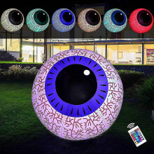 Halloween aufblasbare Geister-Augapfel-Lichter mit LED-Fernbedienung, wasserdicht IP65