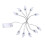 Ghost String Lights Halloween Decoration Plastic LED 10 Lights Battery Operated White Light 150cm 1