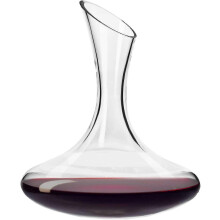 Carafe à vin en verre cristallin 1600 ml, forme classique, collection Vinoteca faite à la main