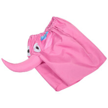 Pyjama-Shorts mit Elefantennase, rosa Stoff, Partyspiel, Ringwurf, Hintern, Schütteln, Requisite
