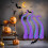 Halloween Inflatable Octopus Tentacles 4 Pack Purple Plastic Window Decor 3