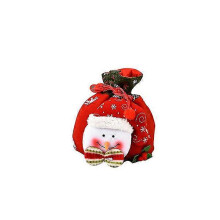 Sacs à bonbons de noël, paquet de 4, père noël, bonhomme de neige, élan, ours polaire, grande capacité