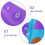 Halloween Inflatable Octopus Tentacles 4 Pack Purple Plastic Window Decor 5