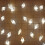 Ghost String Lights Halloween Decoration Plastic LED 10 Lights Battery Operated White Light 150cm 5