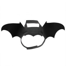 Kostium dla zwierząt domowych Halloween Bat Wings dla psów Koty Lekki, filcowy czarny strój