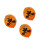 Balões de Halloween de 12 polegadas de látex assustador estampas de morcego de abóbora 10 pacotes de decorações para festas 1