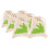 Easter Bunny Canvas Drawstring Bags Reusable Candy Storage 6 Pack 1
