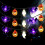 Halloween String Lights Battery Powered 20ft 30 LED Pumpkin Bat Ghost Timer 8 Modes Waterproof IP65 1